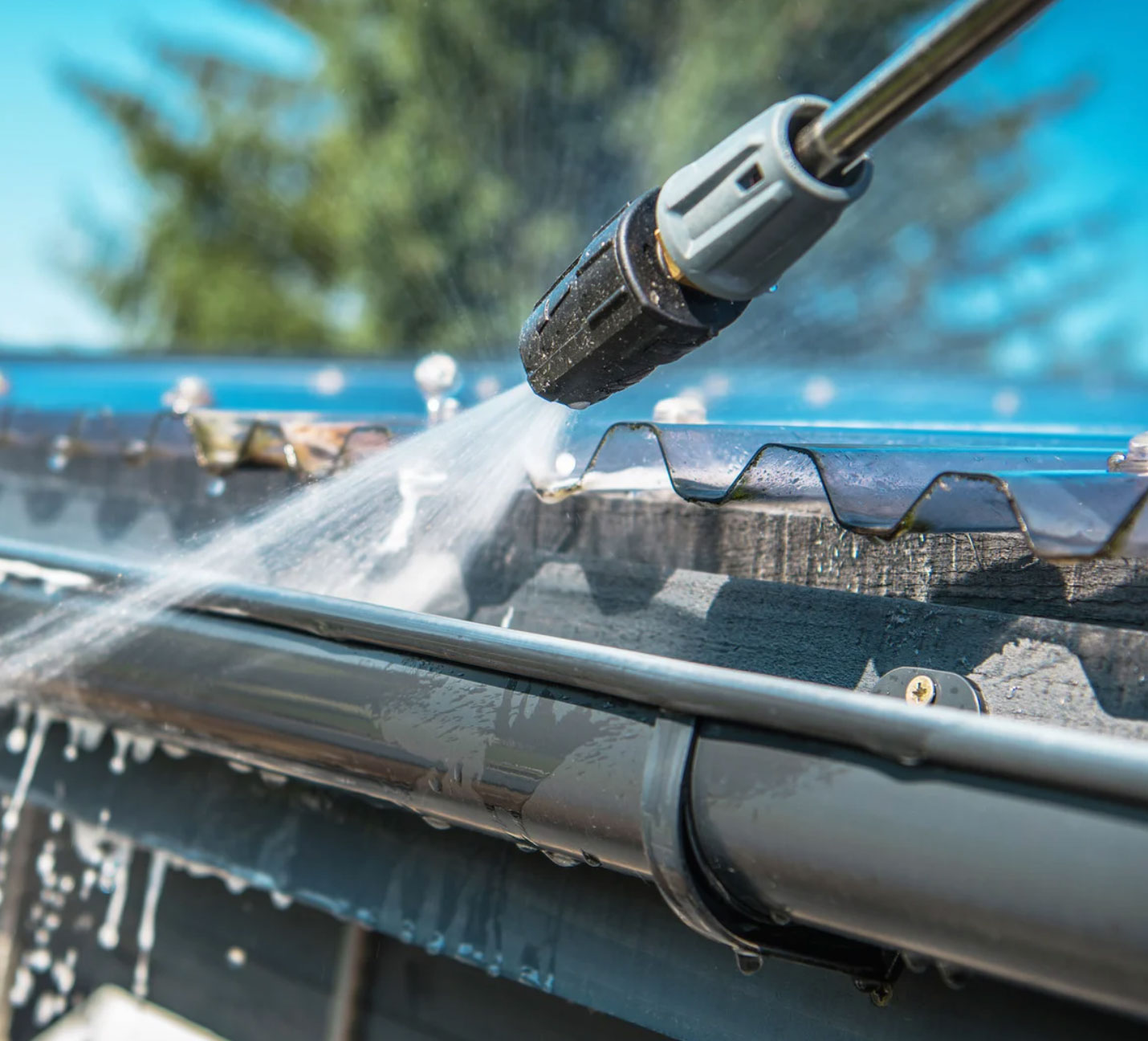 pressure washing